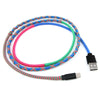 Crossloop Fast Charging Type C Cable In Blue & Pink